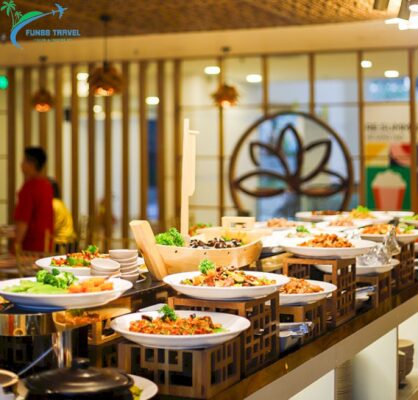 Buffet chay Nhà Tấm thuộc top quán chay ngon Đà Lạt